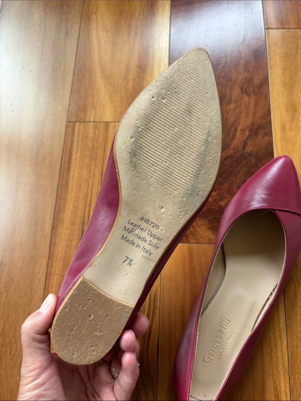 Italian leather flats - Picture 4 of 7